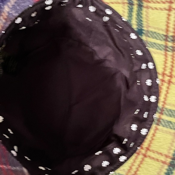 LELE SADOUGHI NWT AUTHENTIC MULTI-COLOR PLAID PATCHWORK FLANNEL BUCKET HAT - Picture 14 of 16